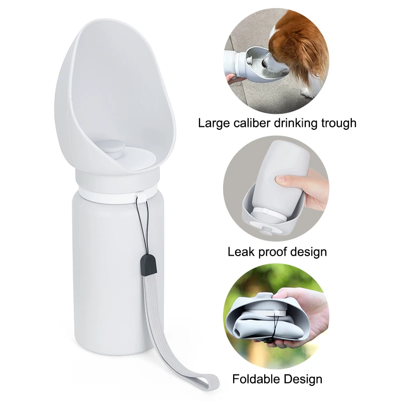 Hot Selling Trending Products New Arrivals 2024  Accessories Outdoor Travel Walking Drink Silicone Portable Pet Dog Water Bottle