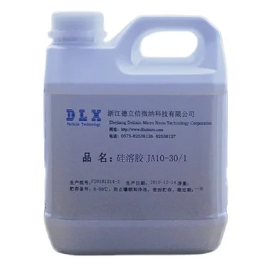 Professional made Industrial grade 99% purity JA10-30/1 colorless ammonia silica sol