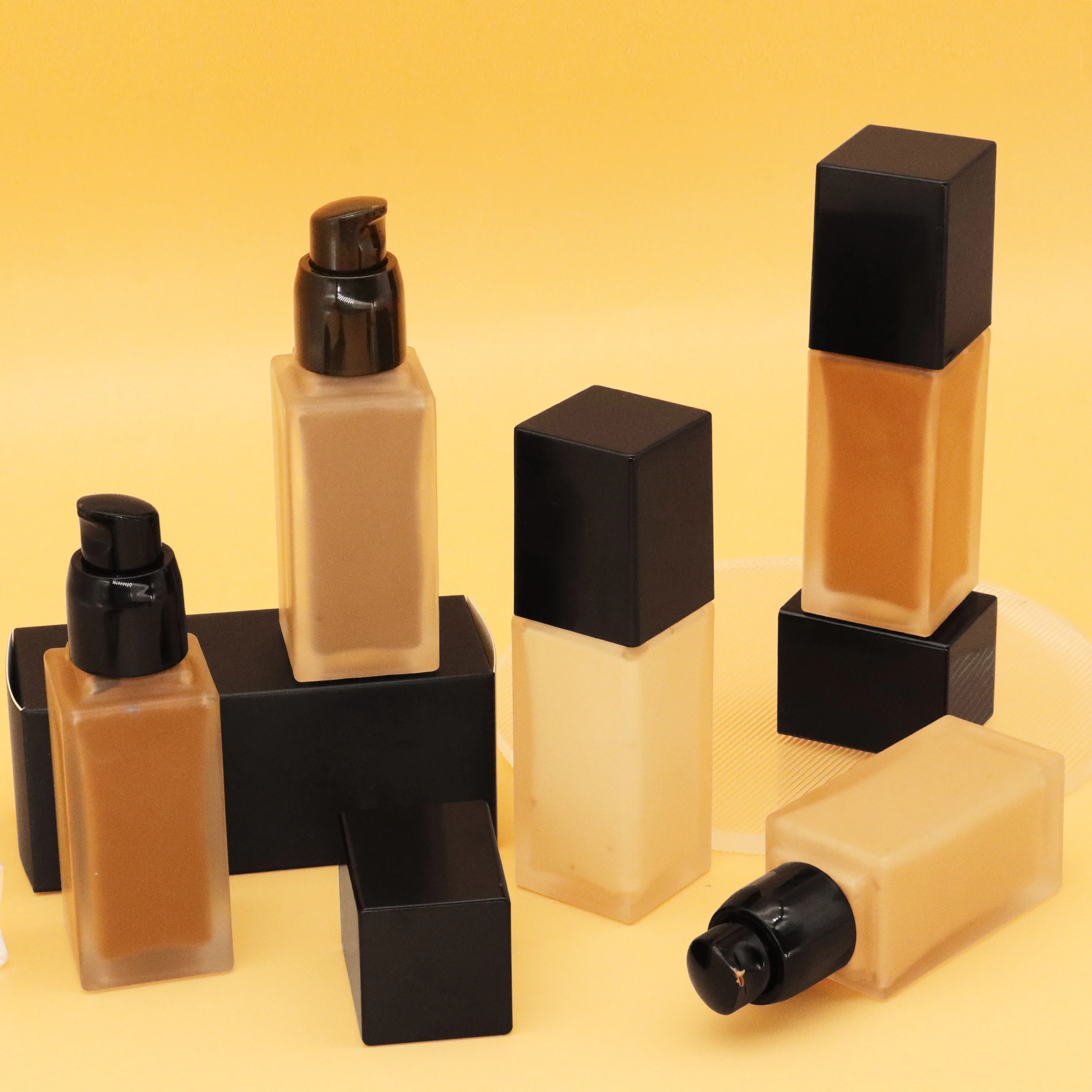 No Logo Vegan Matte Full Coverage Foundation Lightweight Liquid Foundation Makeup
