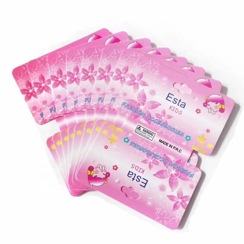 OEM/ODM пользовательская печать глянцевое ламинирование упаковочный продукт бумажный заголовок карты