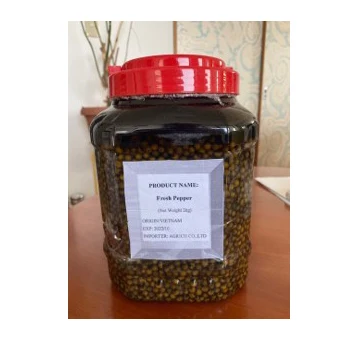 Raw spices black pepper granules for making the food delicious