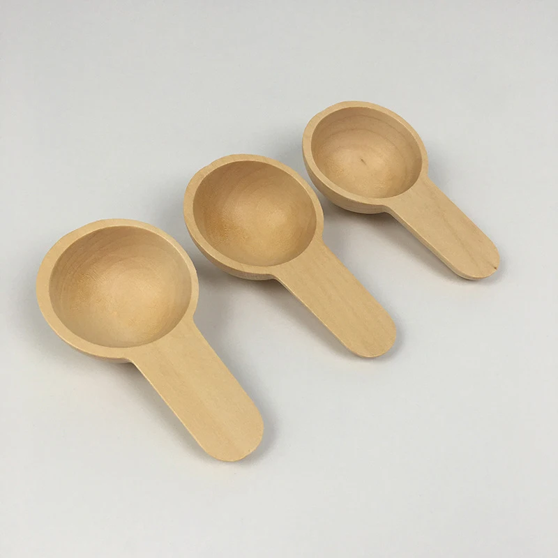 Wholesale custom bamboo coffee spoon kitchen with long handle coffee spoon controllable amount coffee spoon