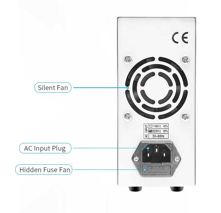 Power Display  MCH Factory Switch DC Power Supply Digital Display Adjustable Laboratory Power Source 60V 5A 30V 10A 100V 3A