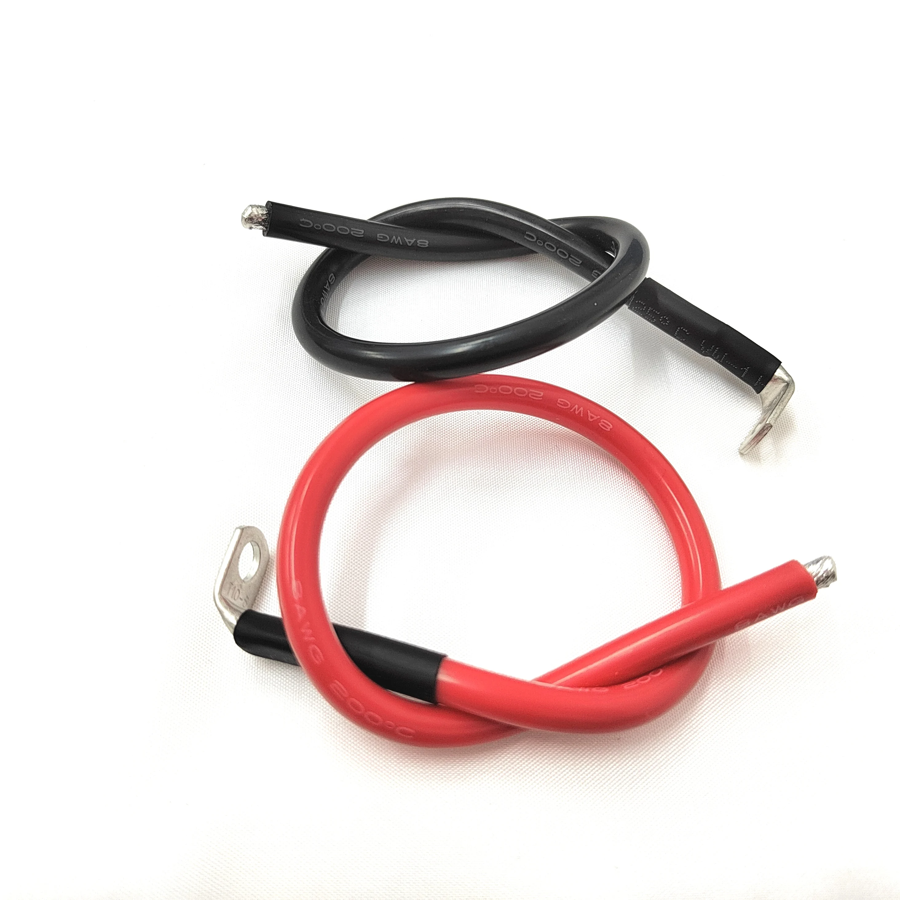 Силиконовый кабель 0AWG 1AWG 2AWG 4AWG 6AWG 7AWG с проушиной высокомощный провод силиконовый Инвертор батареи