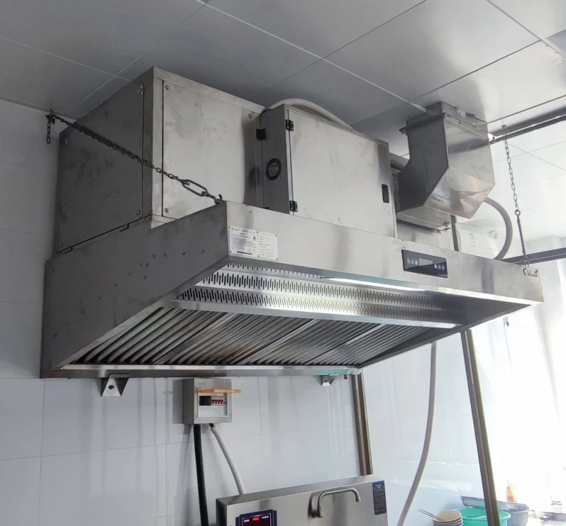 Range Hood with Filter and Grease Tray - Easy to Maintain
