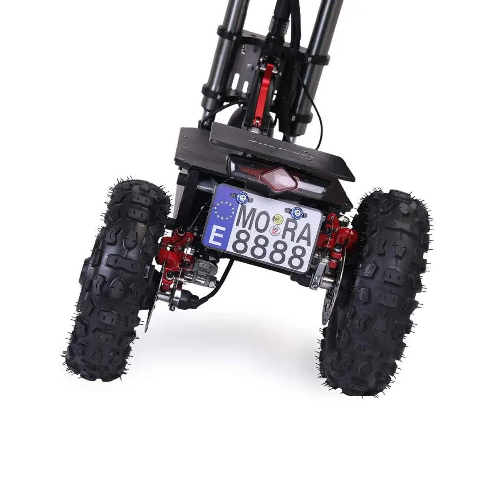 3 Wheel Electric Scooter Tricycle, Heavy Duty 11Inch Off Road Electric Scooter, 150Kg Load Powerful Adult Electric Scooter