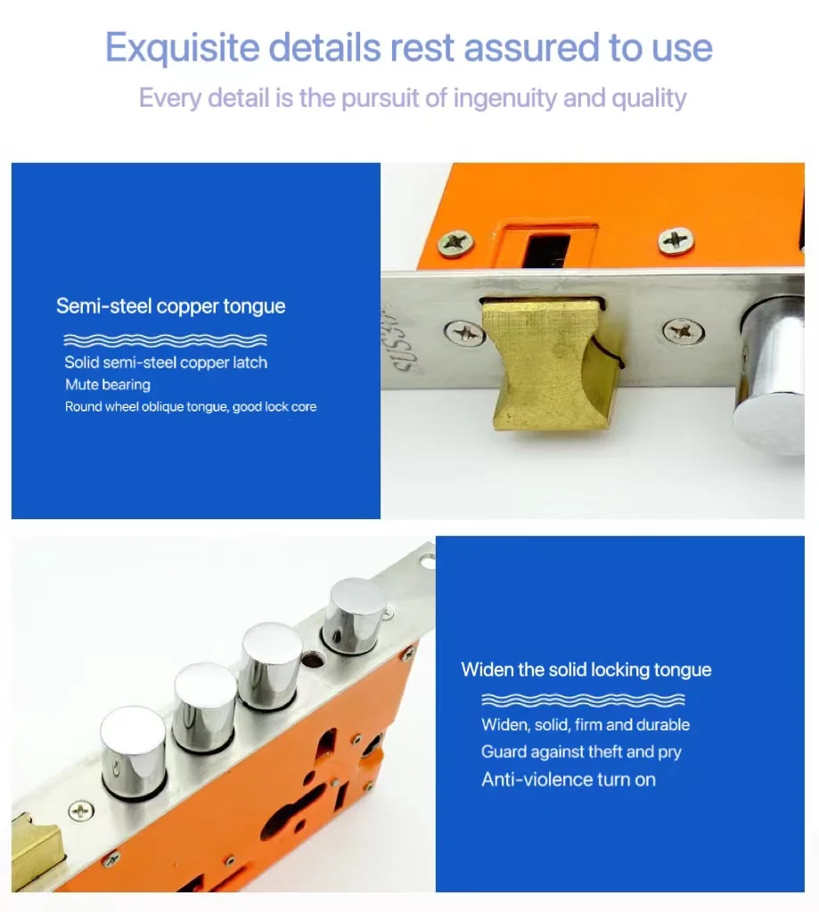 Security door lock with high quality