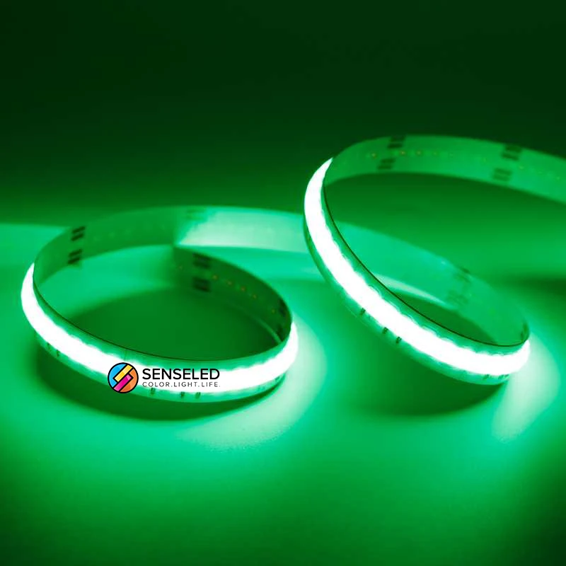 New Arrival 12V 24V Dot free 180deg led light muti color  IP20 RGB Cob RGB Led Tape