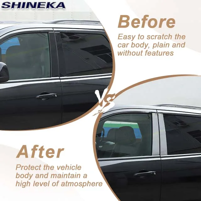 Factory Outlet Stainless Steel Chrome Door Window Pillar Posts Panel Cover For Dodge Durango 2011+
