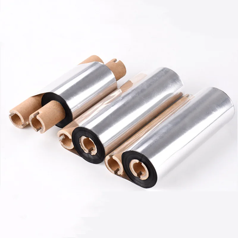 NBER Wax Black Resin Ribbon Thermal Transfer Ribbon 110mm*300m Printer TTR Ribbon Label Printer Original for Flat Head Printers