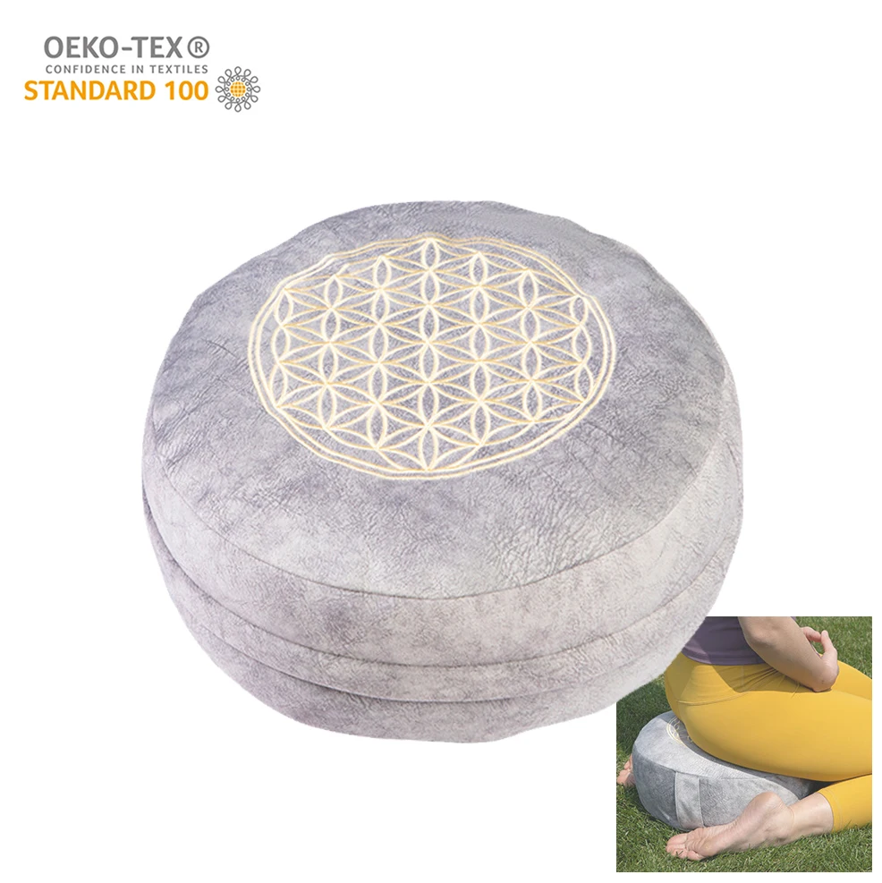 Wholesale Custom High Quality Portable Comfortable Outdoor Living Room Memory Foam Meditation Mat Floor Pillow