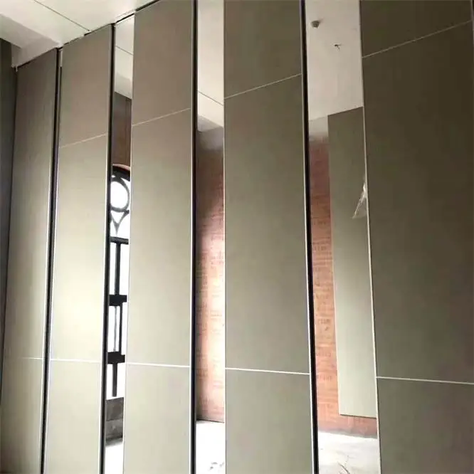 Acoustic Foldable Sliding Wall Operable Partition Door For Boardroom