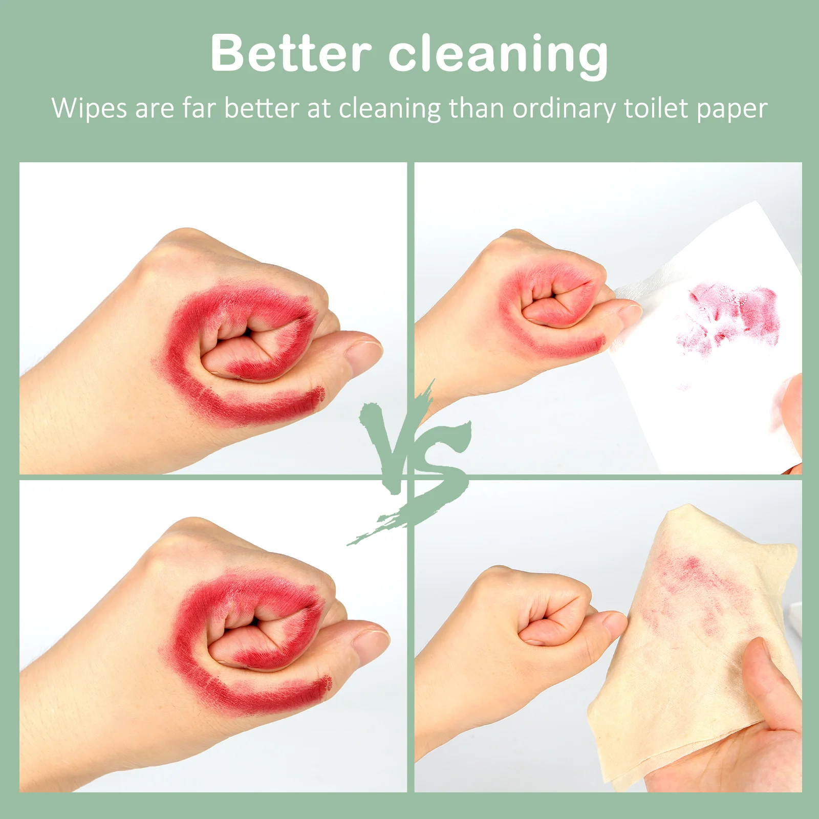 Bamboo Fiber Unbleached Flushable Wet Wipes For Toilet Cleaning Using