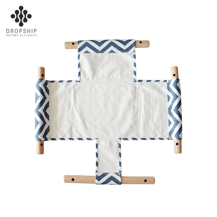 SA-234 New High Quantity baby cradle Wooden Canvas hanging Patio  Swing Chair Seats Hammock Swing chair
