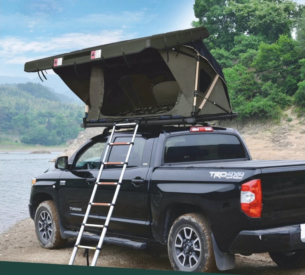 JWY-005 China Professional Manufacturer Outdoor Pickup Car Camping Roof Top Rack Tent Hard Shell