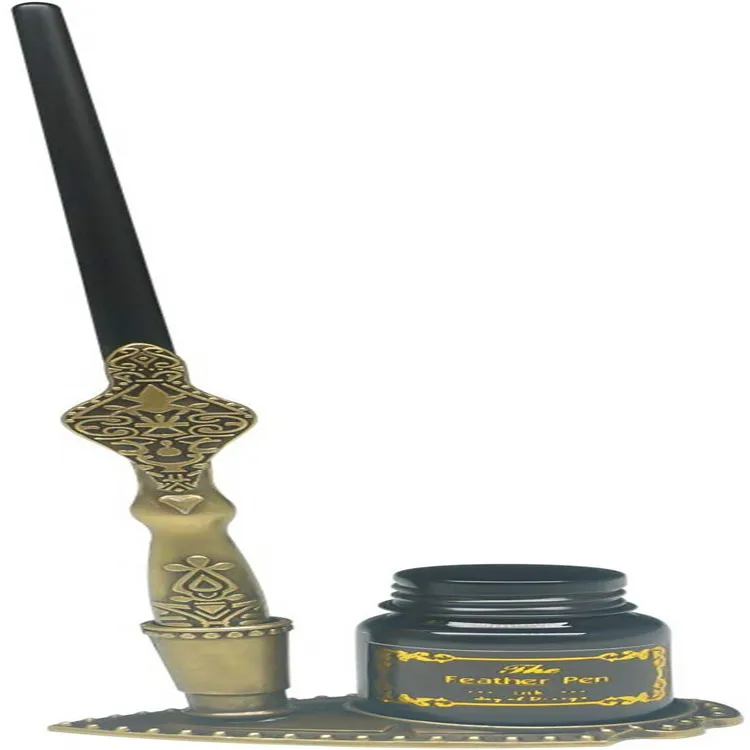 Calligraphy Dip Pen Set Handcrafted Dip Pen Writing Case Wooden Dip Pen Set with Ink &3 Nibs &Ink pen holder