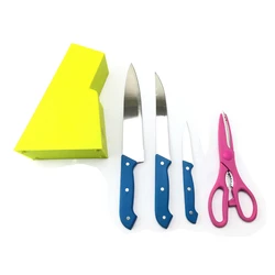 5 pcs knife set with kitchen scissors Knife set