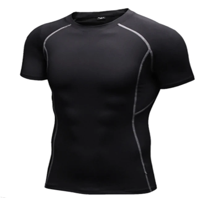 
High Standard Clothes Personal Trainer Short Sleeves High Resilience Quick Drying Clothes as Picture Dress up for Men Adults 