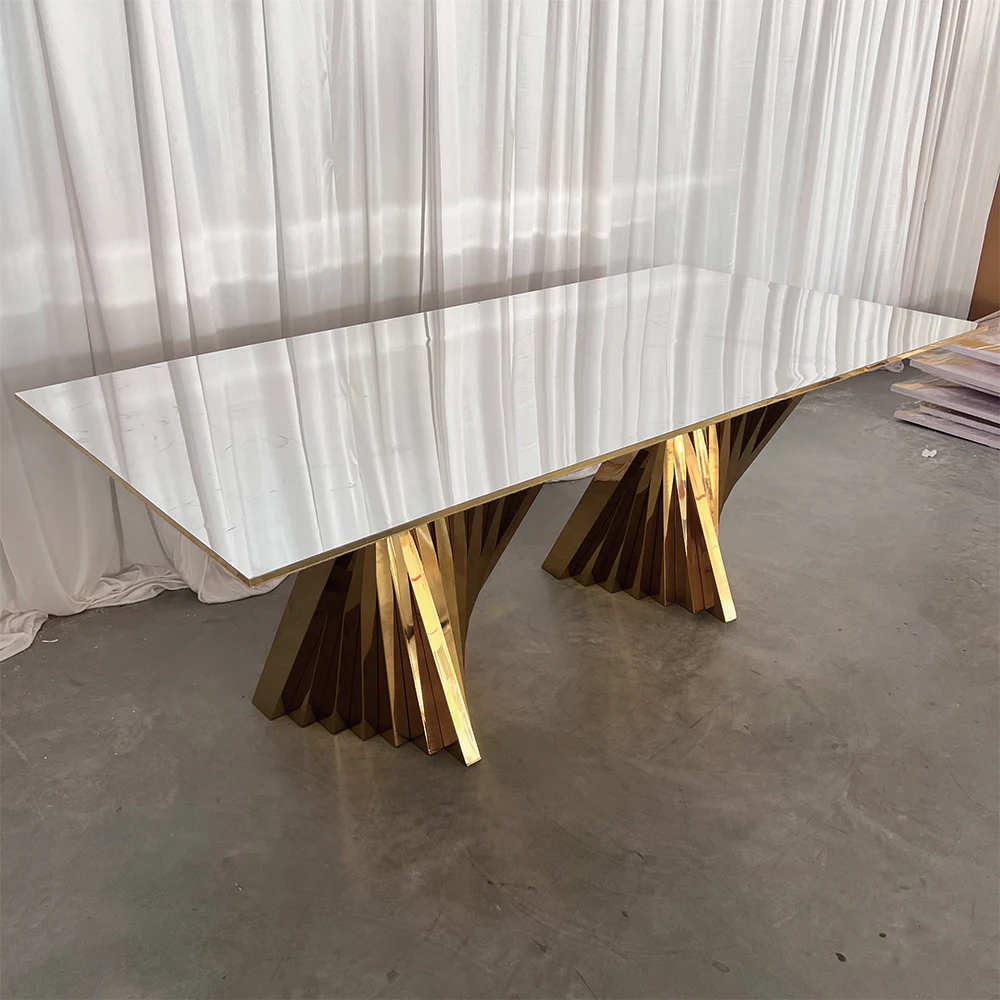 Modern Furniture Table Acrylic Wedding Dinning Table New Design Luxury