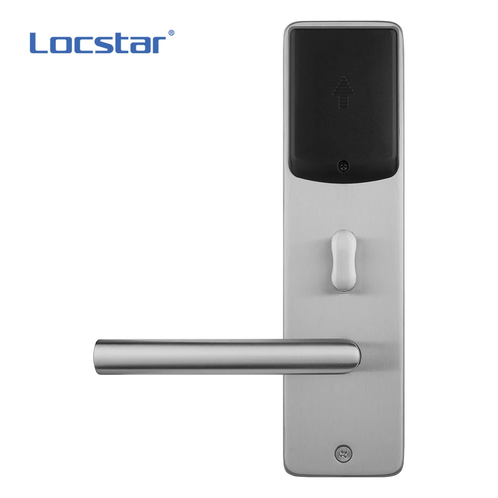 Locstar Security ANSI Mortise Split Intelligent Electronic Keyless Entry Smart Rfid Card13.56Mhz Hotel  Lock