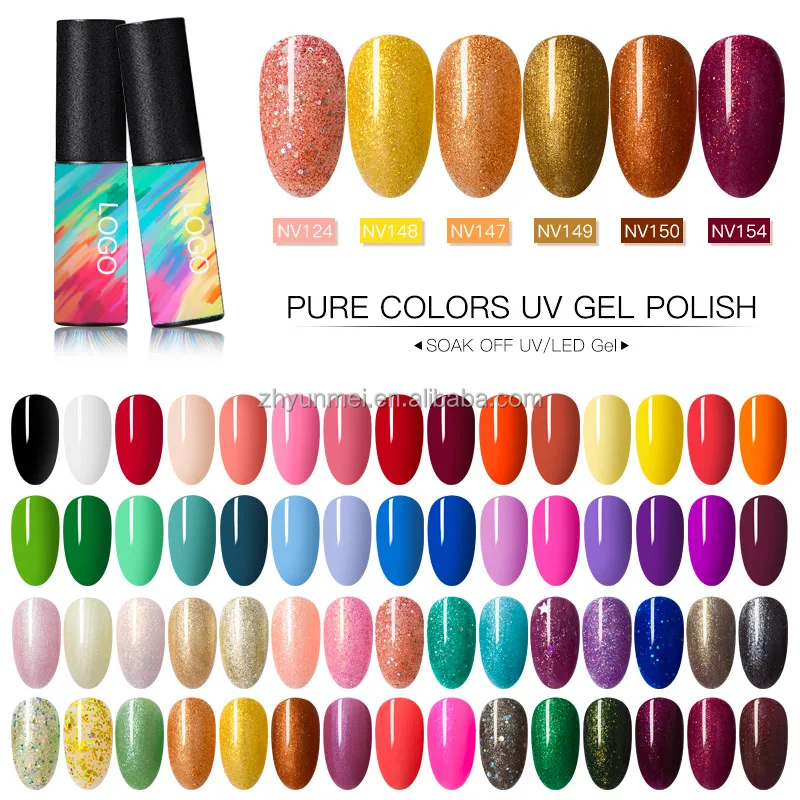 Factory Wholesale 8ml Thinner Color UV Nail Gel Polish Bottle Customized Label for Salon Use Offering OEM/ODM Services