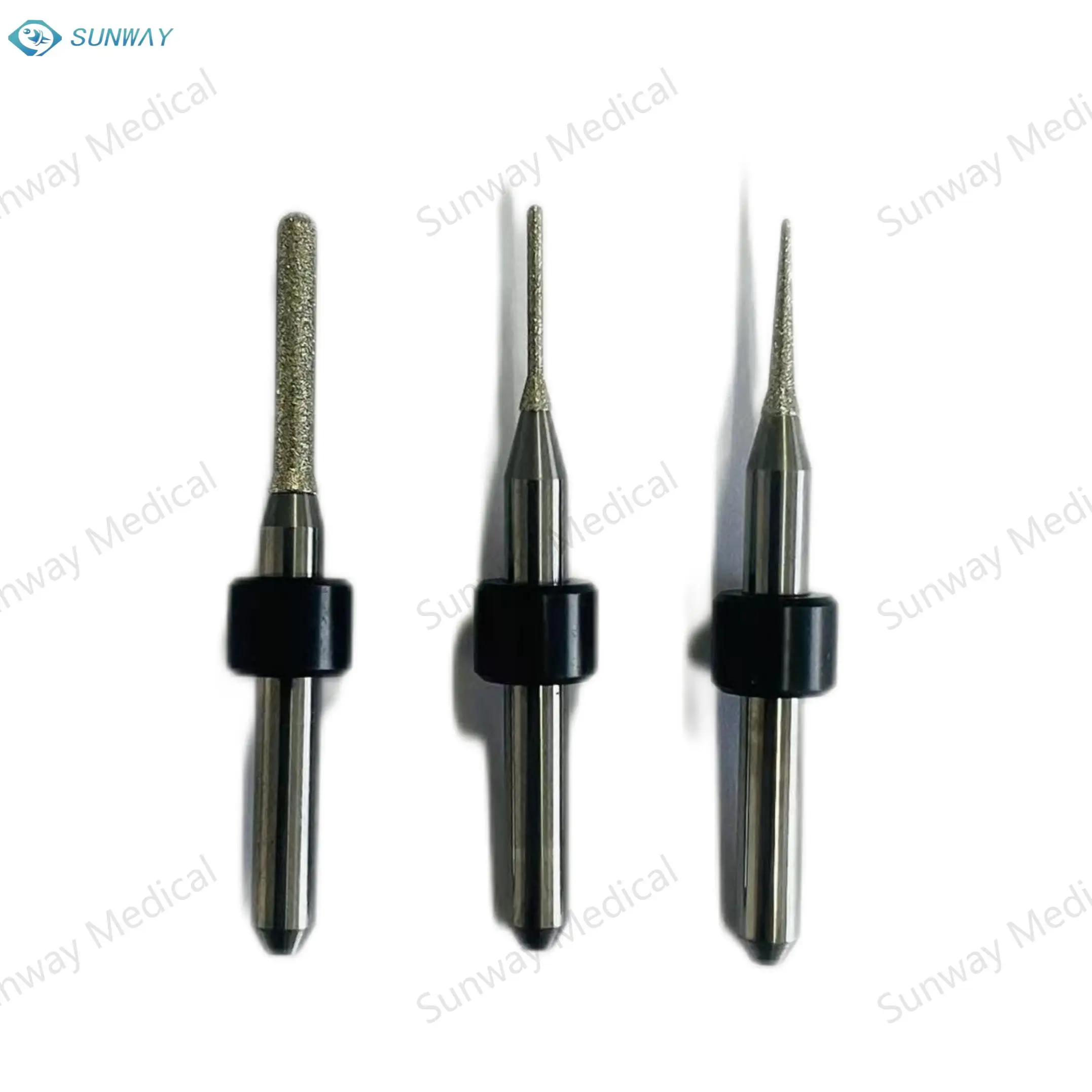 Sunway high quality Zircon milling cutter DC coated burs dental