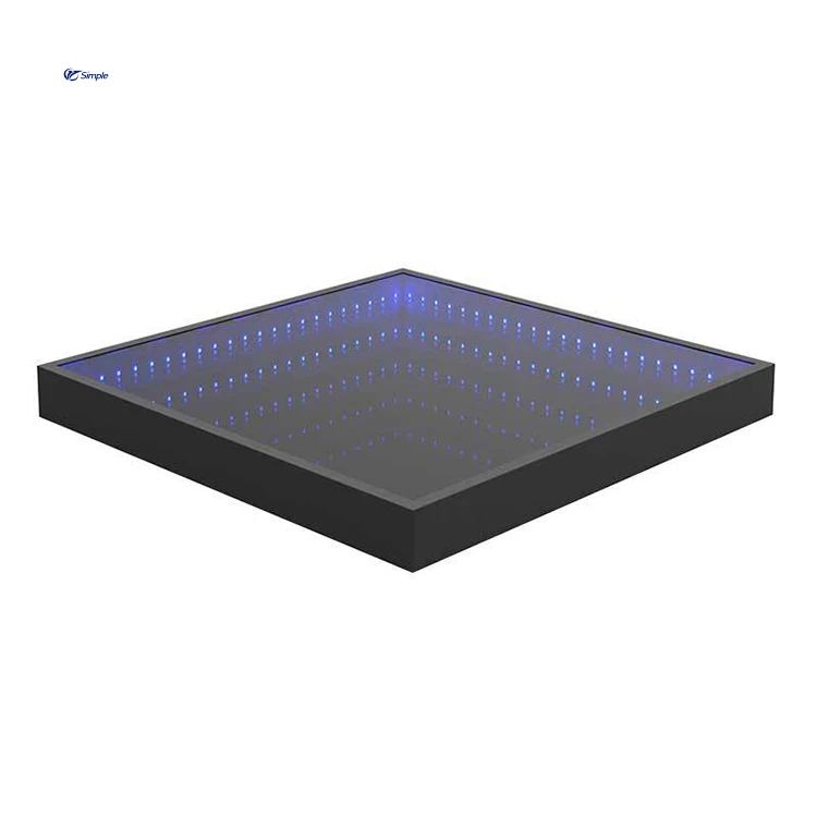 Popular Hotel Smart Screen Touch 3D Tunnel Metal Frame Makeup Mirror Bathroom Mirror