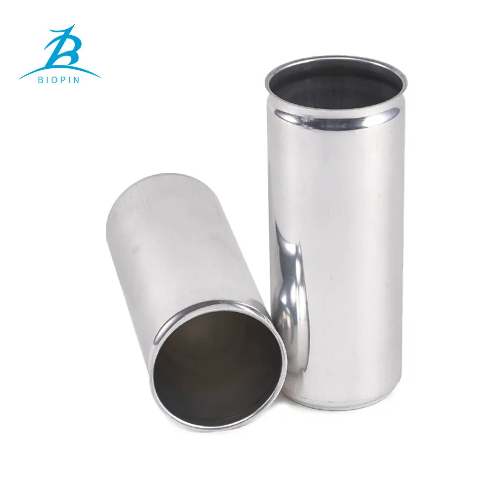 OEM blank Empty Aluminum beverage Can 250ml Slim Alu Cans For Sale