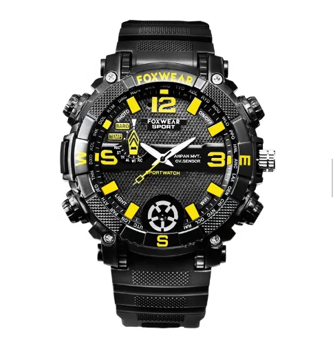 FOX9 Rechargeable Smart HD Camera Watch Voice Video USB WiFi Recorder LED Light MP3 Player Recording Sport Watch smart watch