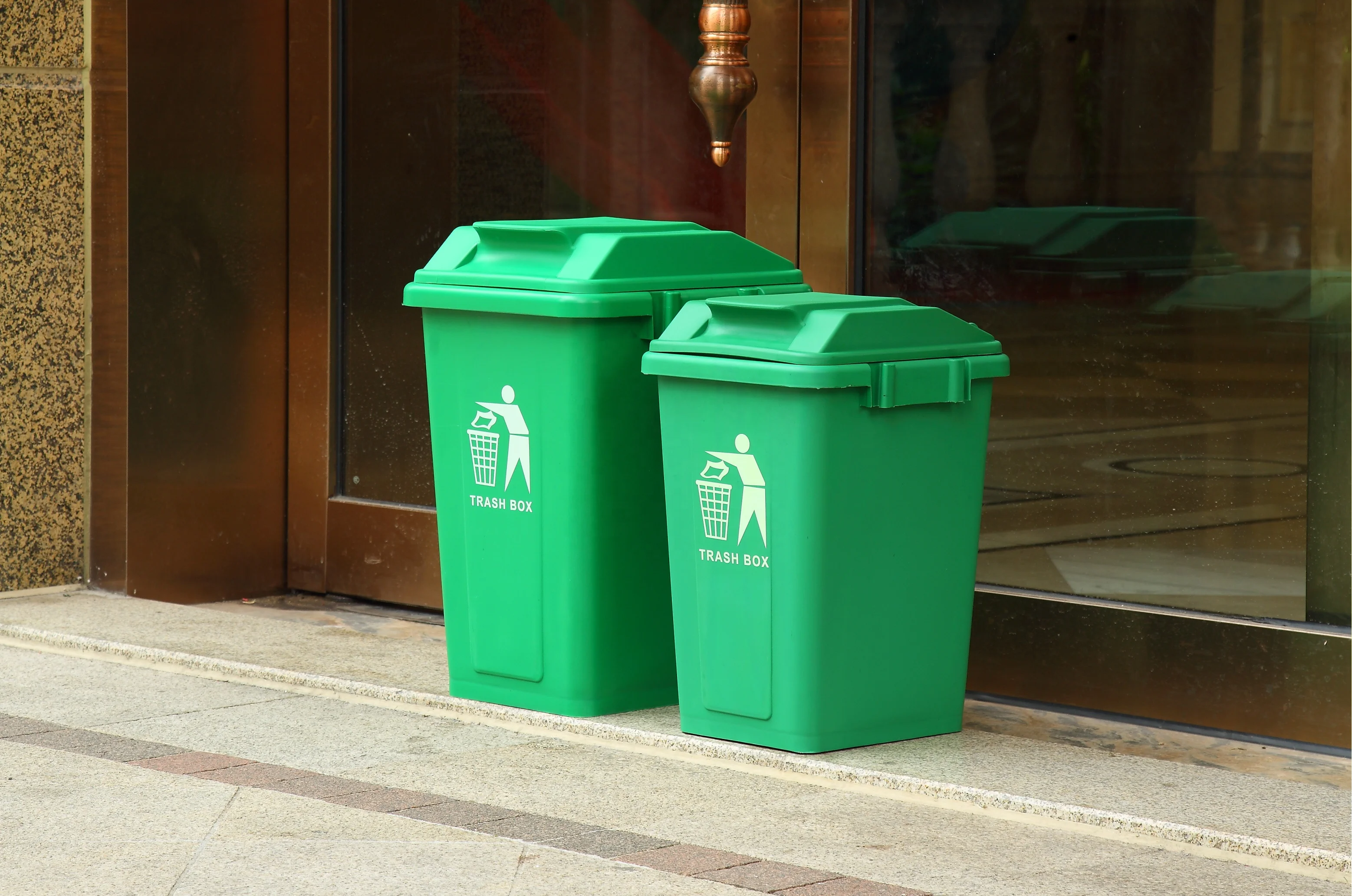 20liter plastic garbage bin without wheels for outdoor use in good selling