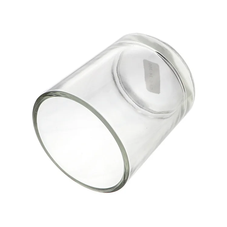 Factory custom high quality scented candle jar candle holders with bamboo cover