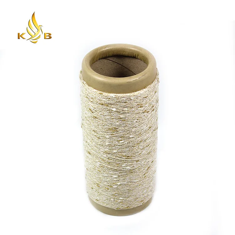 
Factory wholesale metallic gold lurex knot yarn polyester fancy yarn for knitting 