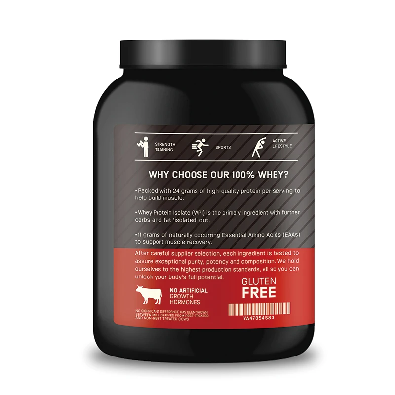 Private Label Body Muscle Building Rocky Road Flavor Whey Protein Powder Whey Protein Isolate Powder