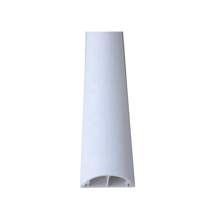 factory hot sale good quality extrusion plastic profile ABS trunking PVC plastic wireway profile for house floor