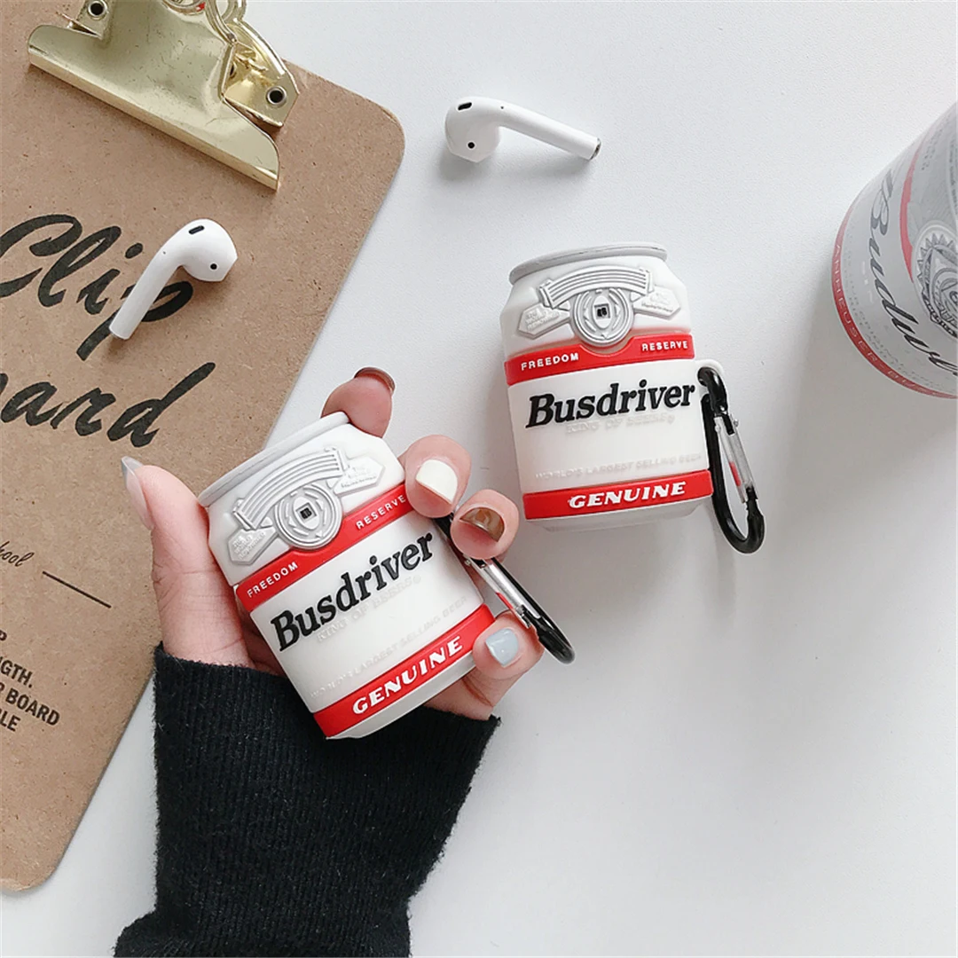 
Gemfits New Arrival Earphone Protective Cover Brown Drink For Airpod 1/2 for Food Airpod Case 