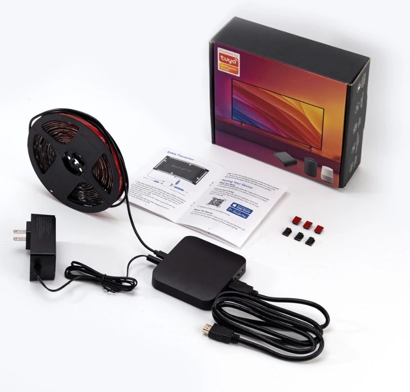 flexible hdmi ambilight tv backlight light strips wifi smart rgb led strip lights tv backlight for bedroom