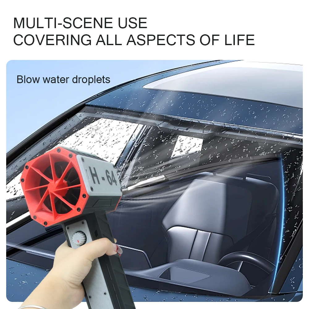 64mm Brushless Motor Turbo Jet Fan Electric Air Blower Rechargeable  Violent fan Blower Weight Car Dryer Snow And Leaf Cleaner