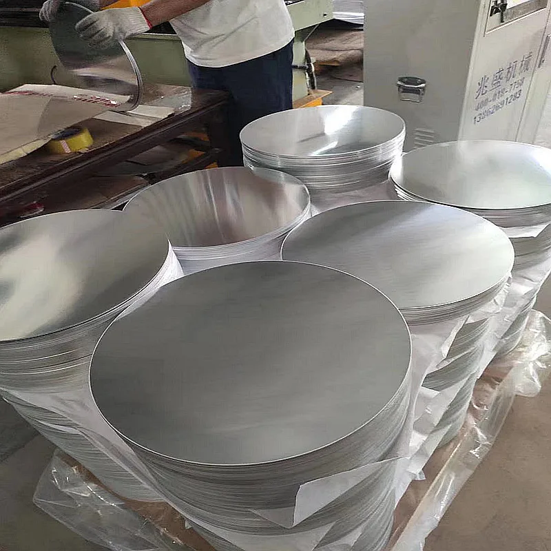 Ruilin Alloy Induction Circle ASTM 7075 Disc Round 1050 1060 1100 H14 Aluminum Plate Sheet for Cookware Kitchenware Pot Usage