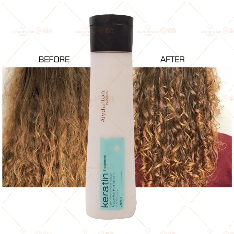 Huati Sifuli Alydanton Wholesale 238ml silk protein curling moisture anti frizz hair curl defining cream for curly hair