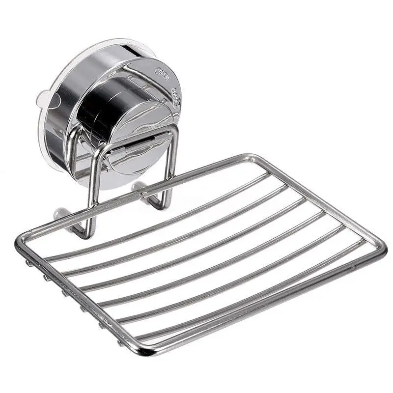 Suction Cup Kitchen Sink bar Shower Soap Dish Holder