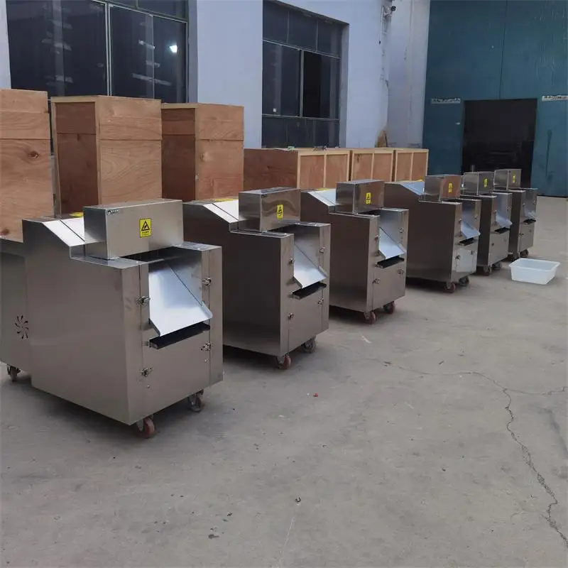 Automatic Electric meat cube cutter fish dicer cut mutton pork frozen meat cutting machine beef dicing Chicken dicing machine