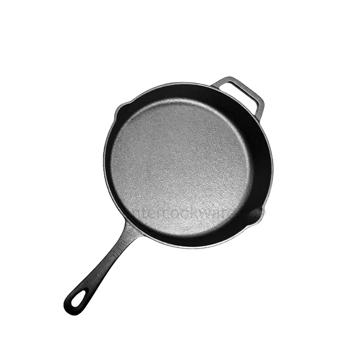 Top selling wholesale home kitchen custom cookware Induction Non-Stick pre-seasoned cast iron skillet Cast iron Fry frying pan