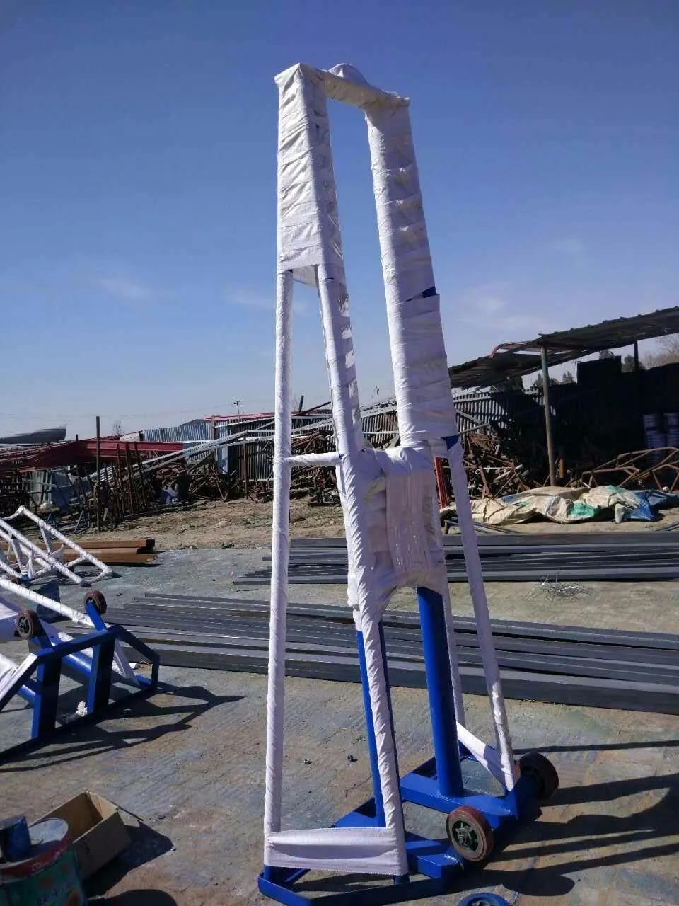 Heavy Load Cable Drum Jack Hydraulic Stringing Equipment Grounding Cable Reel Stand