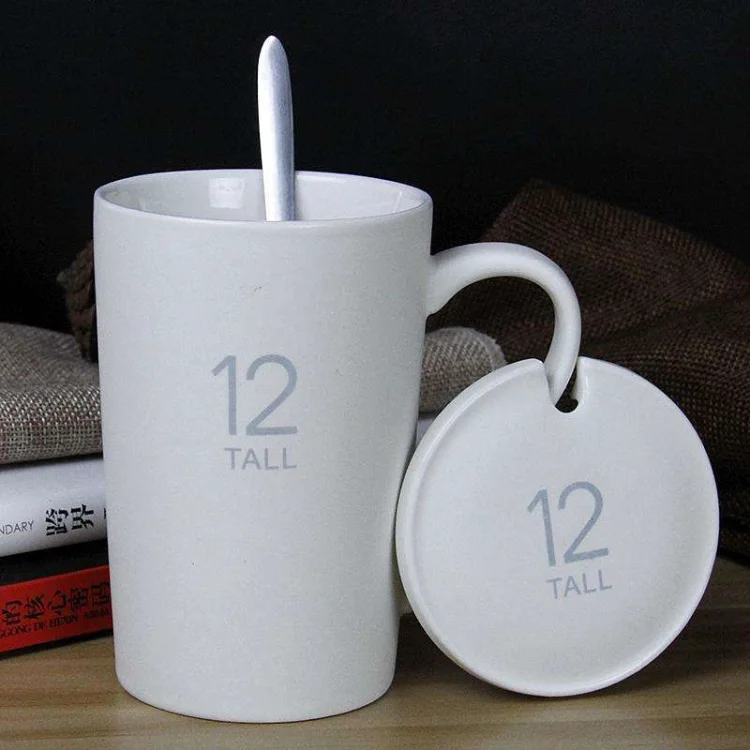 3oz 8oz 12oz And 16oz 20oz Custom Brand Matte White Porcelain Coffee Water Tea Mugs Ceramic Mug And Cup For Coffee