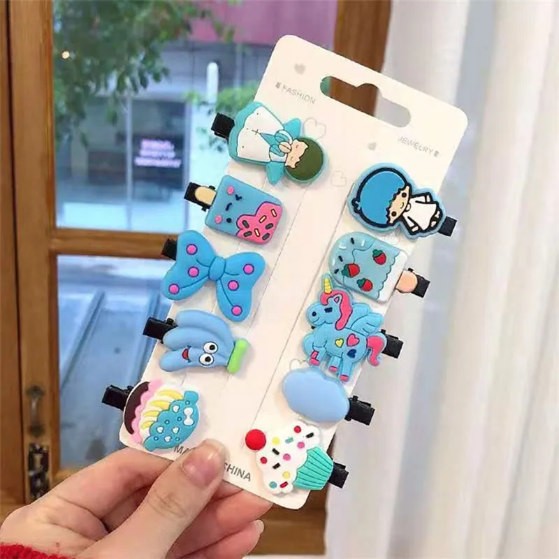 Cute Girl Rainbow Hairpins Cartoon Bobby Pin Hair Clips Girls Children Headband Kids Accessories