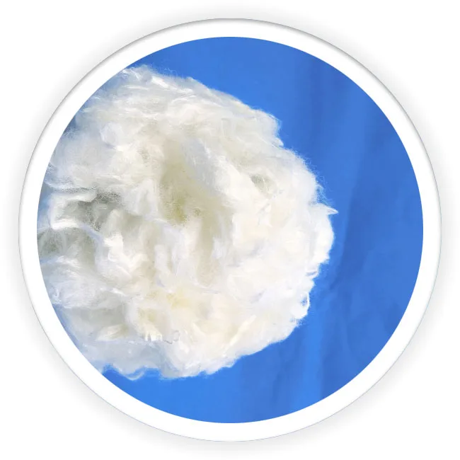 5dx51mm сырьевой вискозный штапельный бамбуковый наполнитель