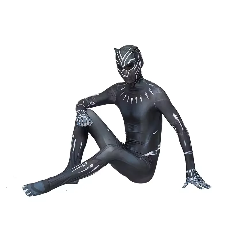 Wholesale Plus Size Movie Performance Tights Jumpsuits Cosplay Halloween Costume for Panther