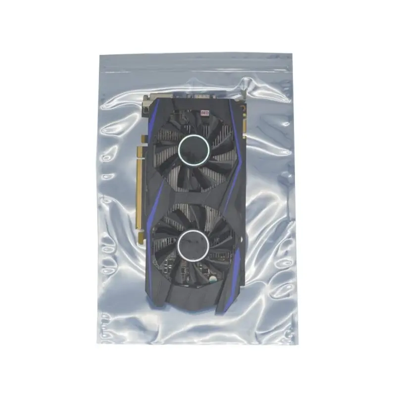 Factory ESD Antistatic Bag Anti Static Shielding Bag Zip Lock Electronic HDD SSD Graphic Card Protective Packaging