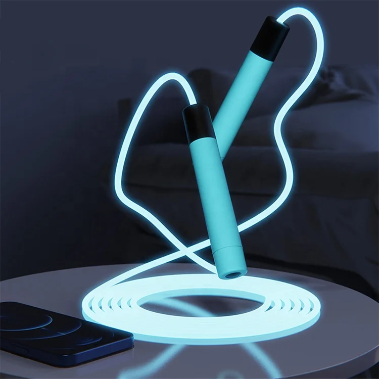 Luminous Skipping Rope Fitness Exercise Led Glowing Jumping Ropes Men Women Universal Sports Training Equipment