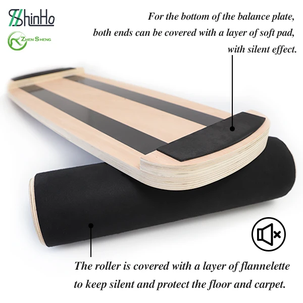 Zhensheng custom printed wooden balance board